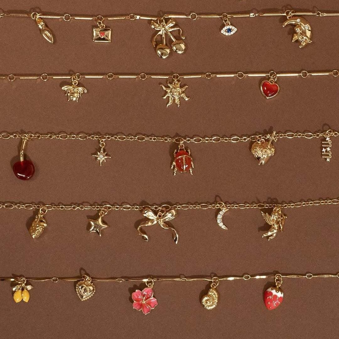 Gold charm collection