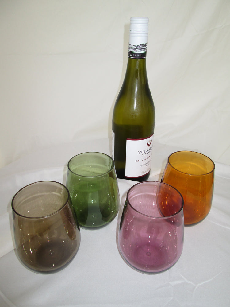 Sunset Stemless Wine Glasses