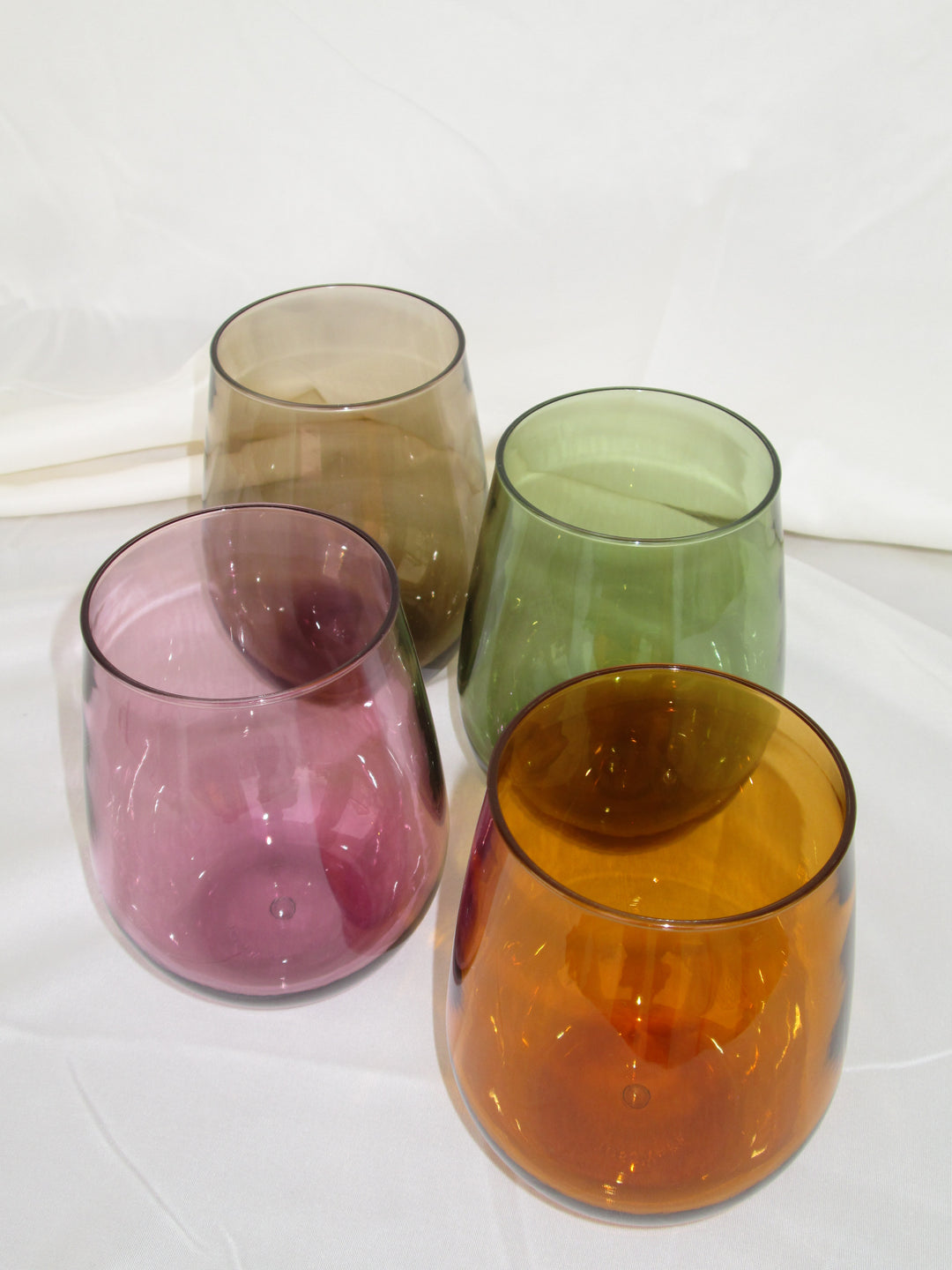 Sunset Stemless Wine Glasses