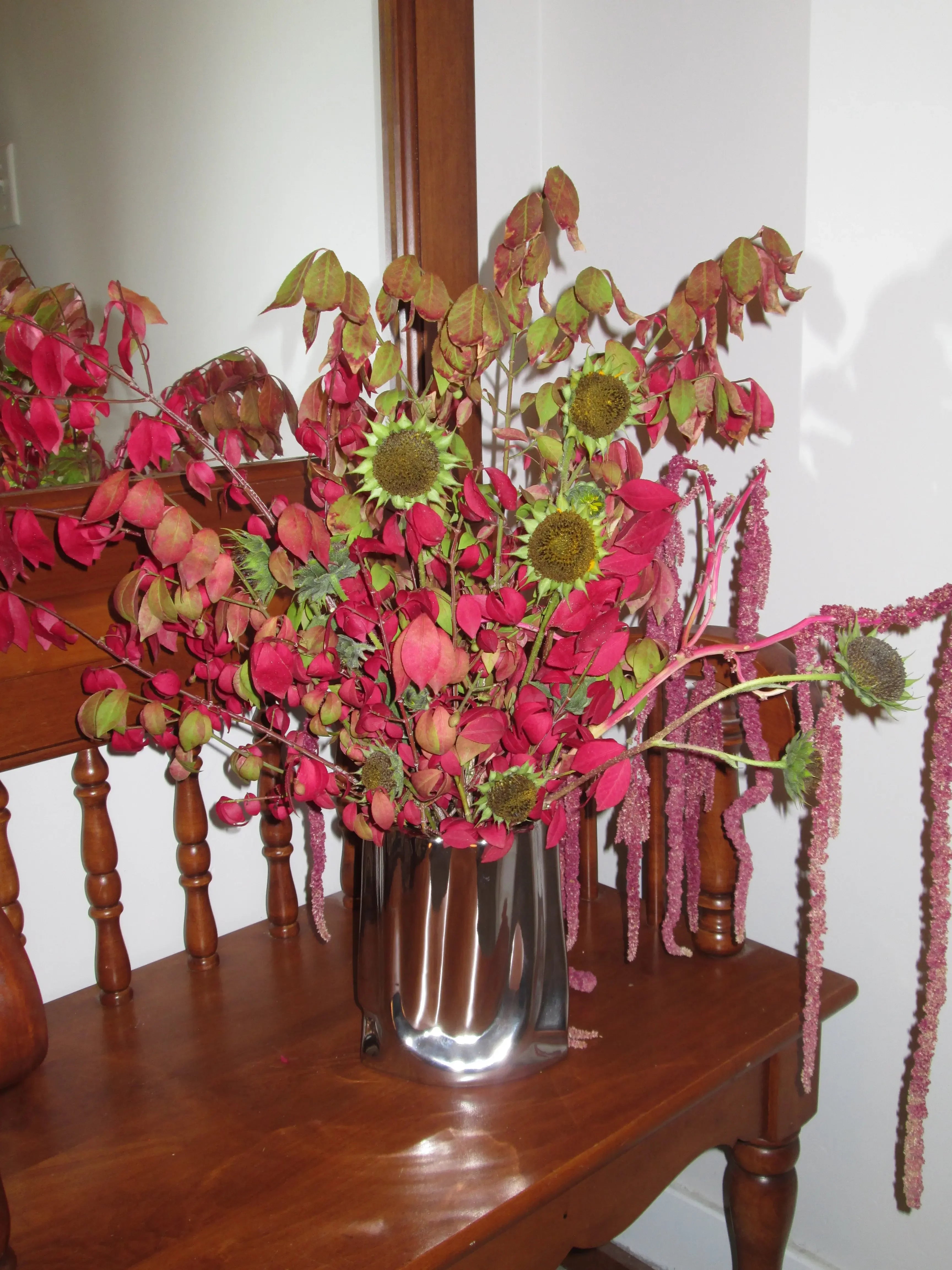 Paper Bag Silver Vase