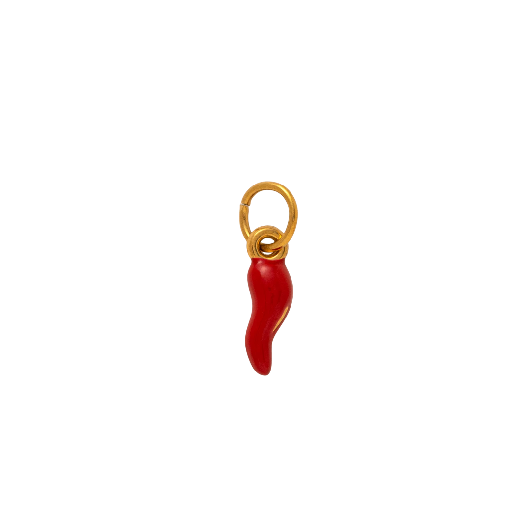 Chili Pepper Charm - 18k Gold Plated
