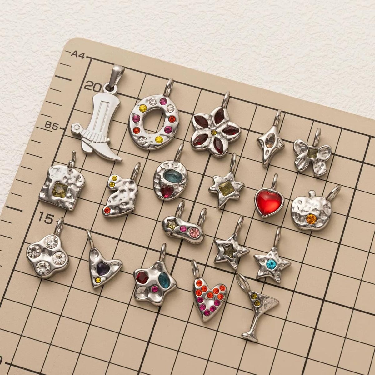 Silver charm collection