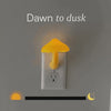 Mushroom Night Lamp lit demonstration
