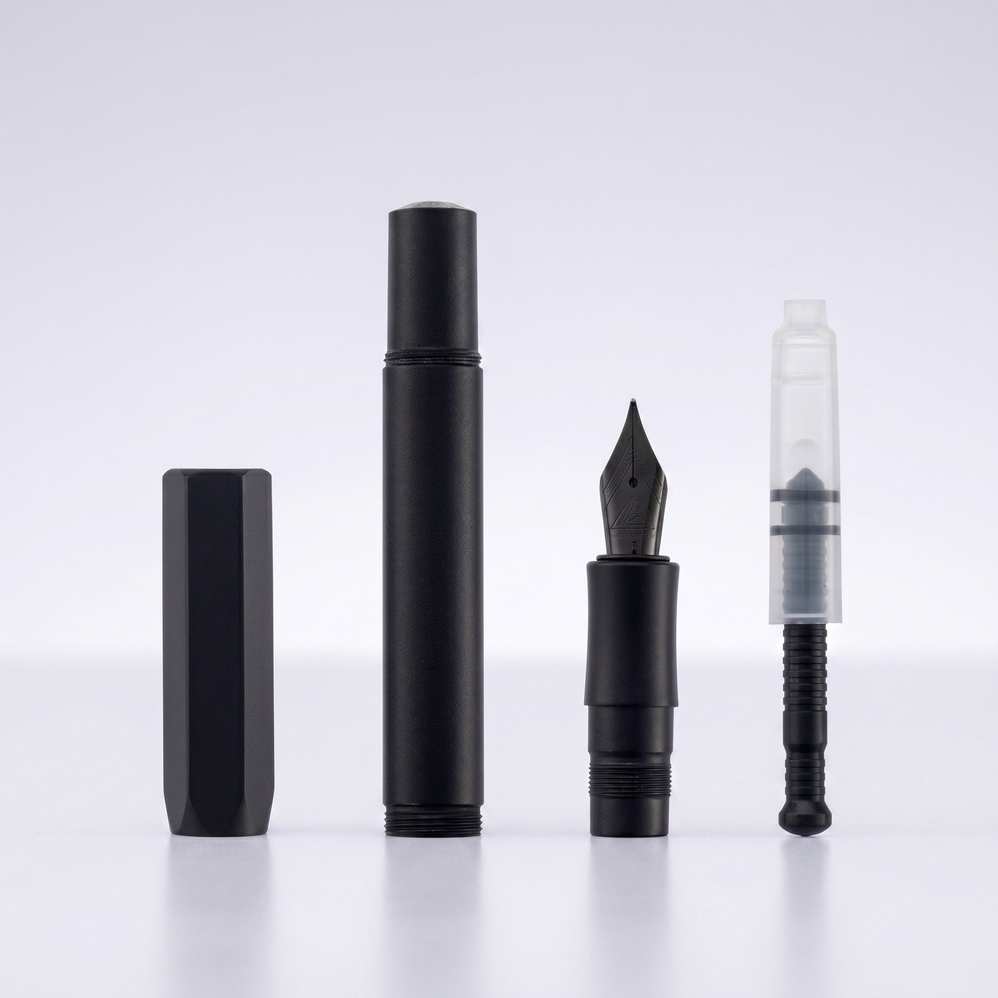 Momento Fountain Pen - what's included, pen with complimentary 5-pack of ink